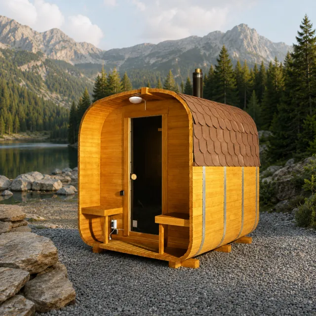 Sauna ogrodowa QUADRO QL 240 cm