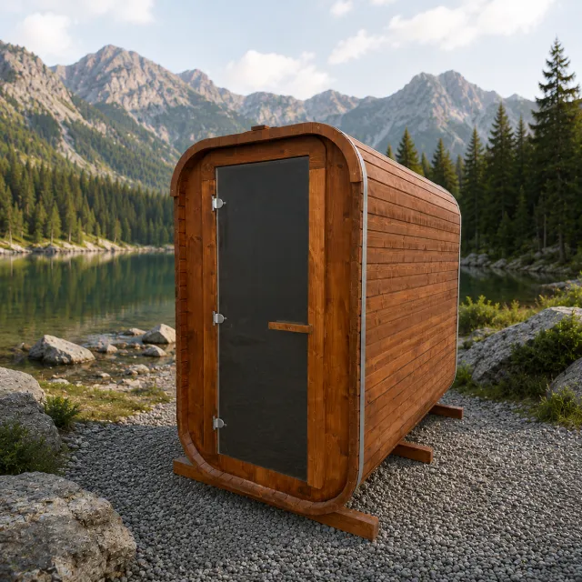 Sauna ogrodowa SOFT RETREAT 240 — bez pieca