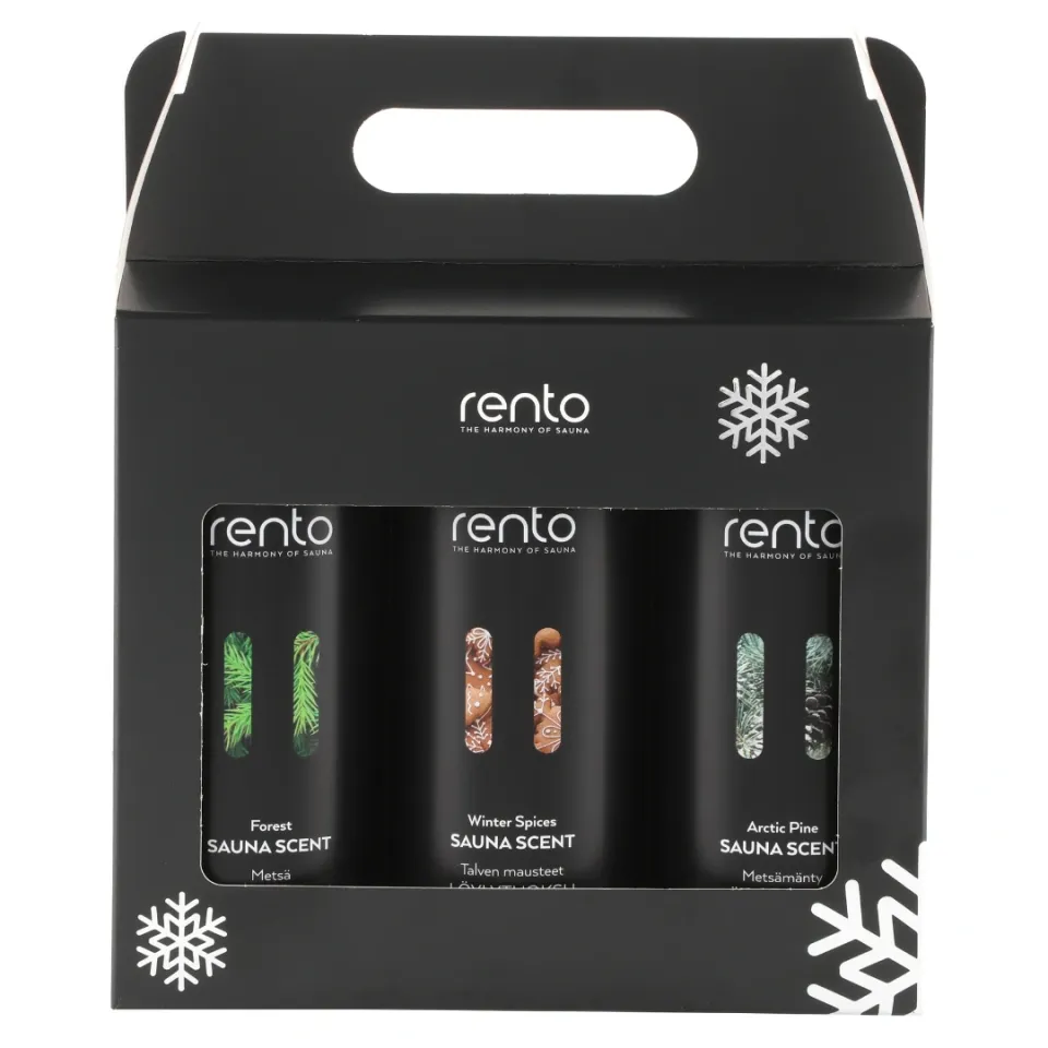 Zestaw zapachów do sauny Rento 3 × 400 ml