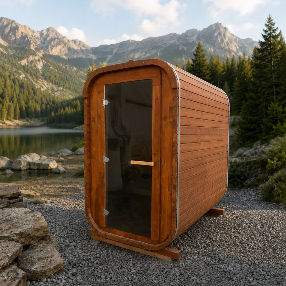 Sauna ogrodowa SOFT RETREAT M 160 — bez pieca